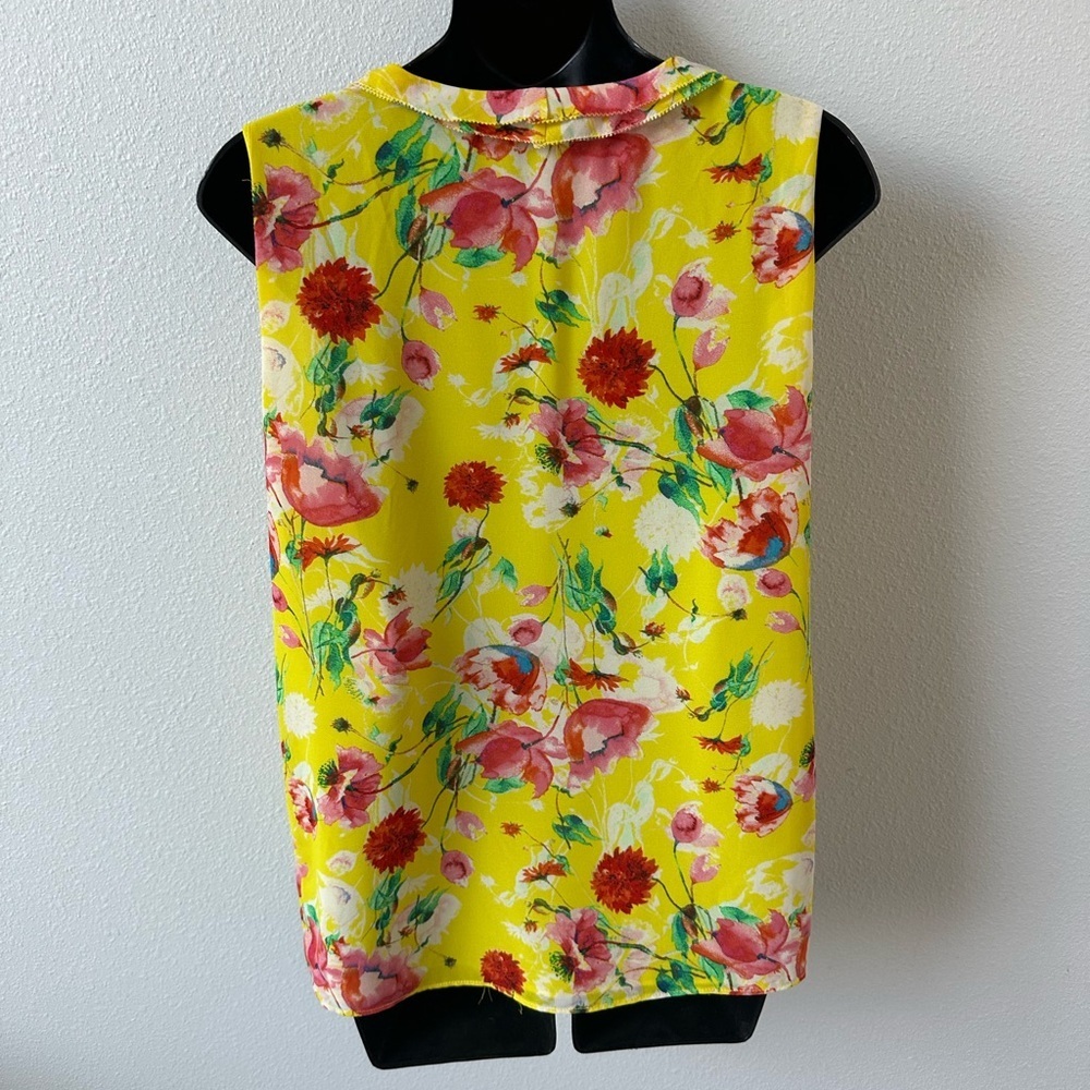 Rose & Olive Yellow Floral Blouse - Picture 2 of 7